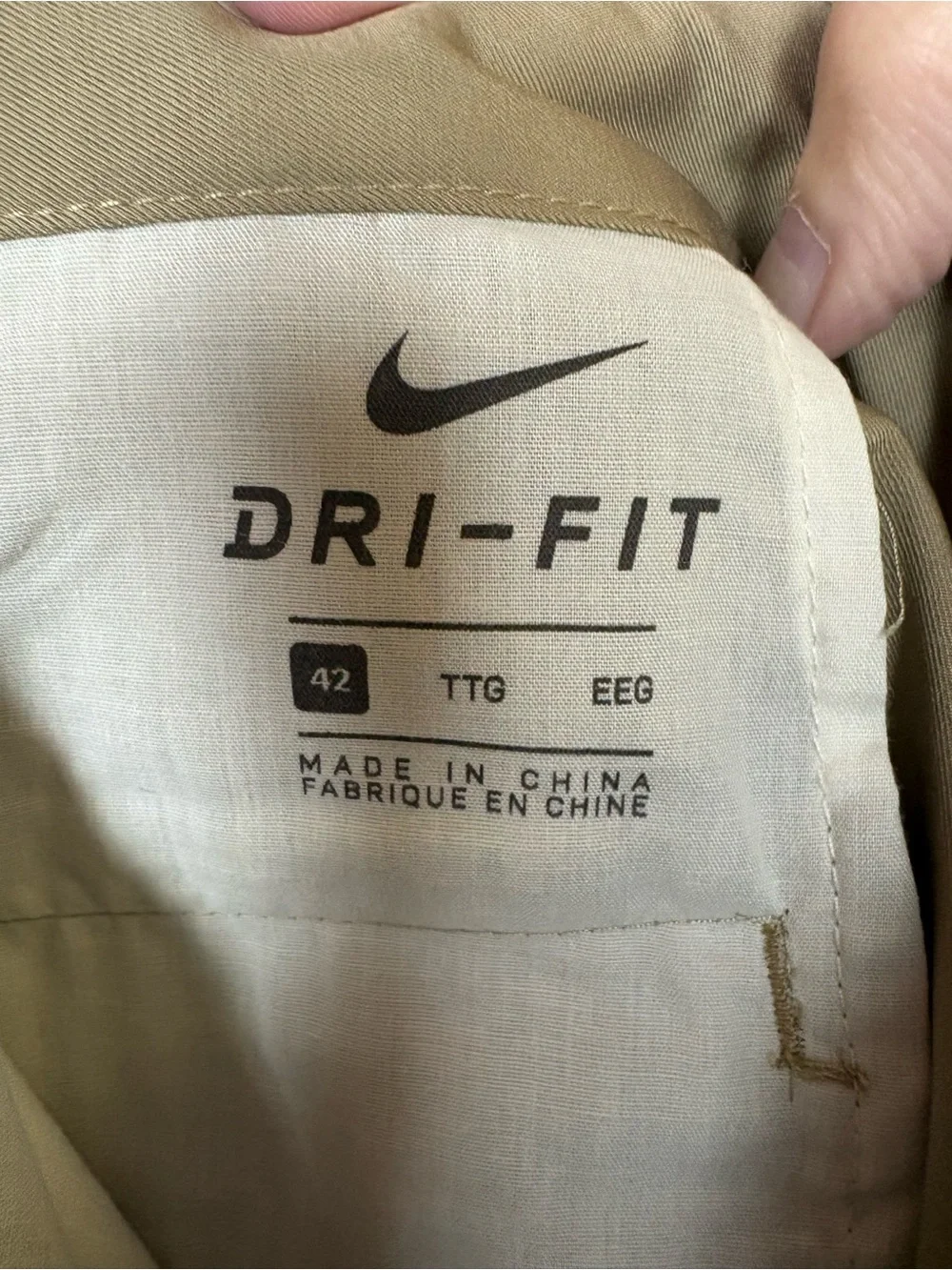 Nike Men's Tan Cargo Shorts